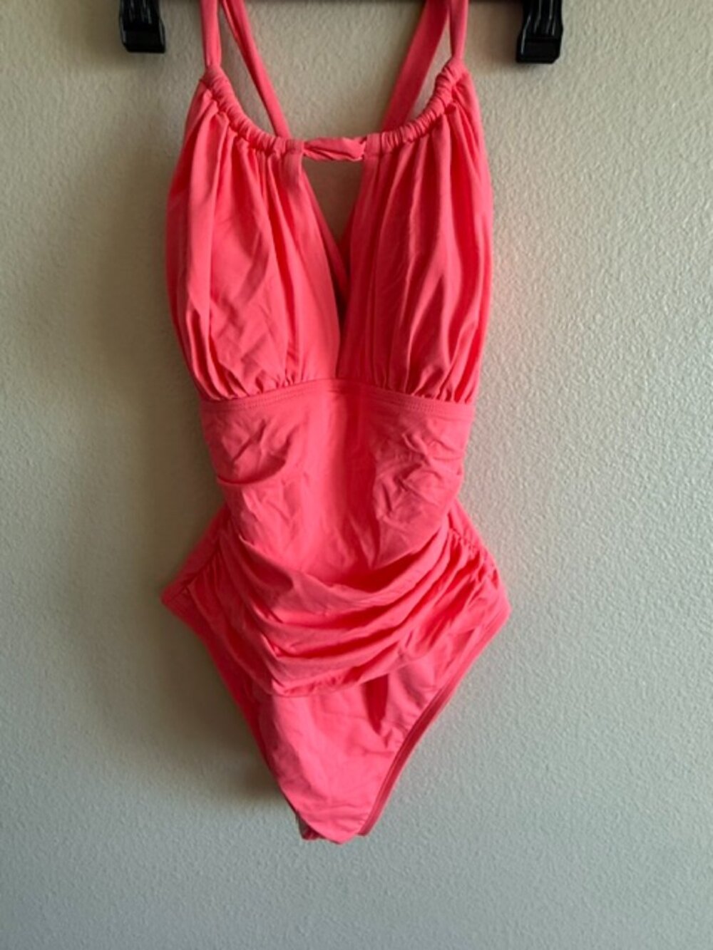 la blanca island goddess ruched one-piece swimsuit